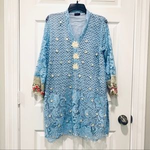 Agan Noor Blue Beautiful Top